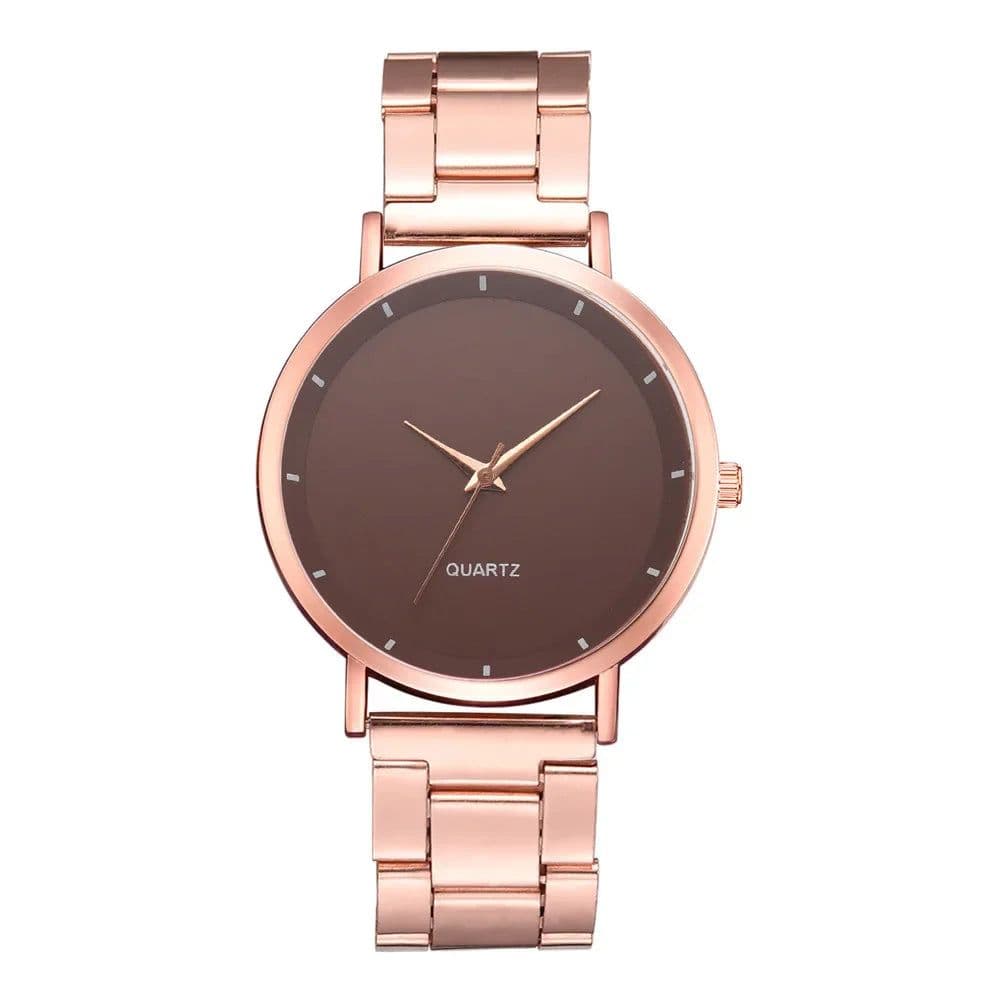 image-DQG Luxury Rose Gold Fashion Watch with Quartz Movement - Stylish Wrist Watch