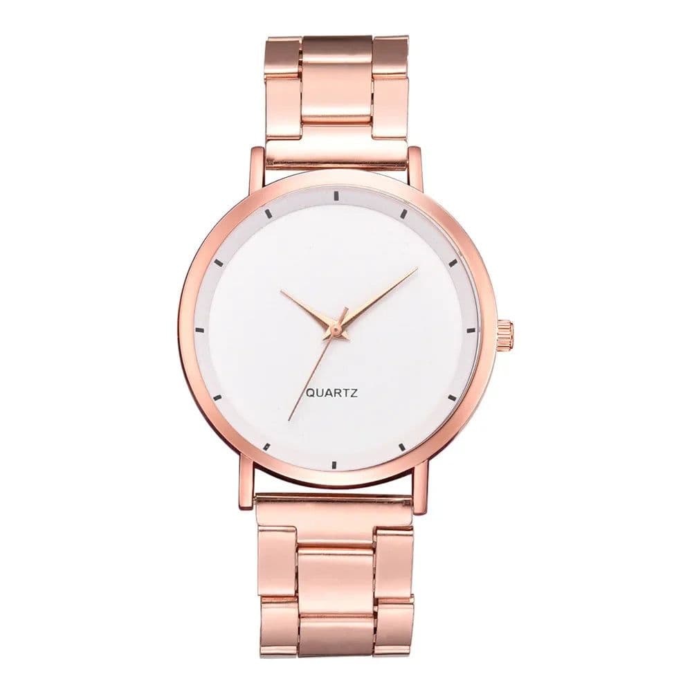 image-DQG Luxury Rose Gold Fashion Watch with Quartz Movement - Stylish Wrist Watch
