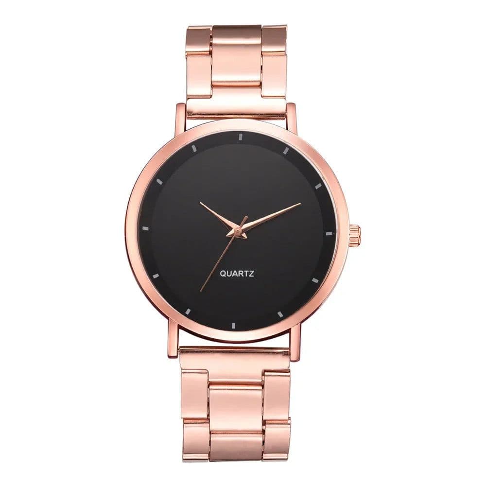 image-DQG Luxury Rose Gold Fashion Watch with Quartz Movement - Stylish Wrist Watch