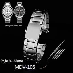 image-Laopijiang Stainless Steel Watchband - Durable & Stylish Replacement Band