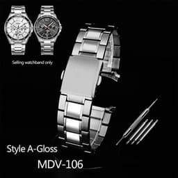 image-Laopijiang Stainless Steel Watchband - Durable & Stylish Replacement Band