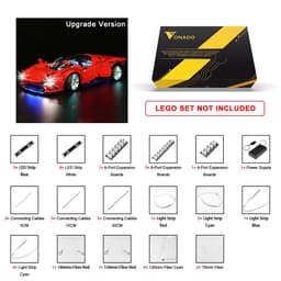 image-VONADO LED Light Kit for 42143 Daytona SP3 - Enhance Your Building Experience