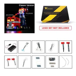 image-VONADO LED Light Kit 10302 for Optimus Prime Building Blocks - Enhance Playtime