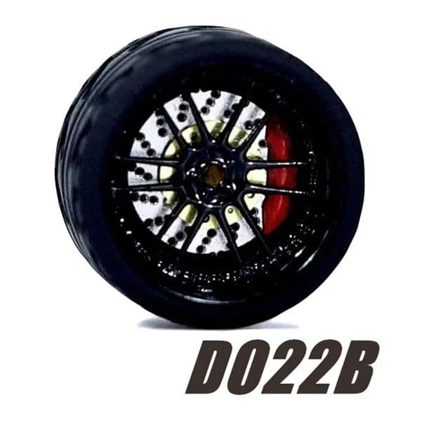 image-Carlomo 1/64 Metal Wheels - Durable Upgrade for Model Cars