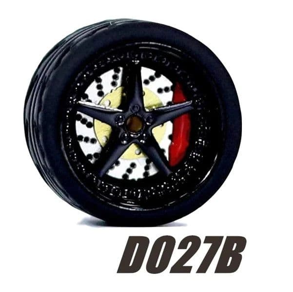 image-Carlomo 1/64 Metal Wheels - Durable Upgrade for Model Cars