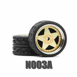 image-Carlomo 1/64 Metal Wheels for Model Cars - Enhanced Detail & Performance