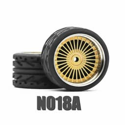 image-Carlomo 1/64 Metal Wheels for Model Cars - Enhanced Detail & Performance