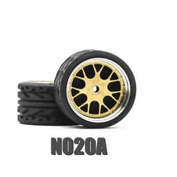 image-Carlomo 1/64 Metal Wheels for Model Cars - Enhanced Detail & Performance