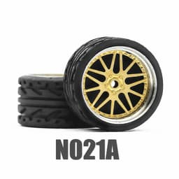 image-Carlomo 1/64 Metal Wheels for Model Cars - Enhanced Detail & Performance