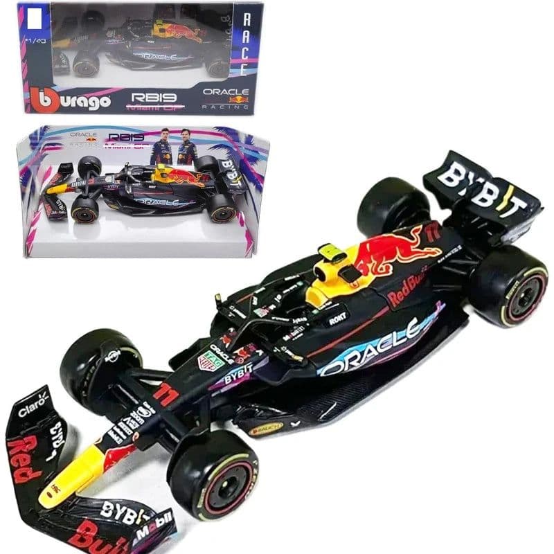 image-Bburago 1:43 F1 Ferrari Simulation Alloy Car - Realistic Steering Control