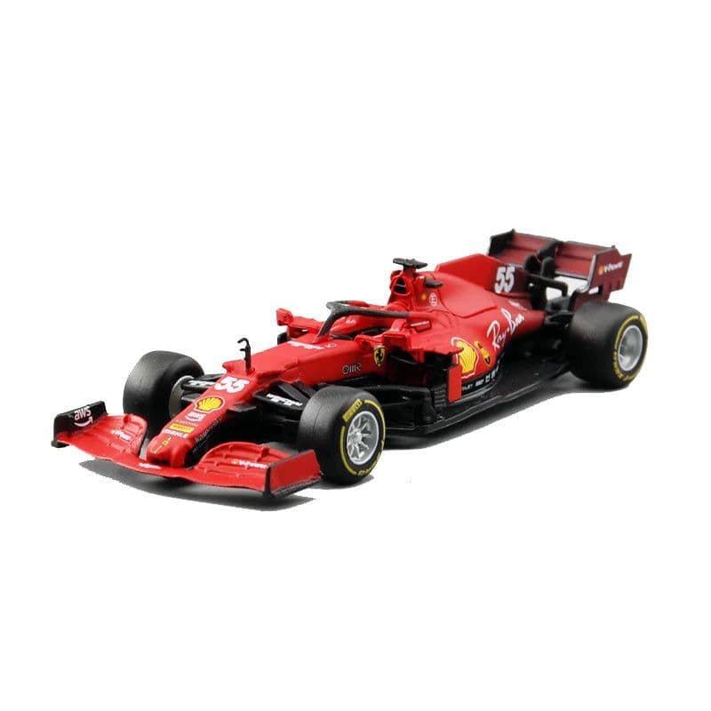 image-Bburago 1:43 F1 Ferrari Simulation Alloy Car - Realistic Steering Control