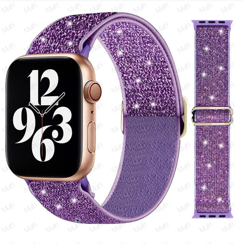 image-NEY Adjustable PRIDE Nylon Strap for Apple Watch 38mm-45mm - Stylish & Comfortable