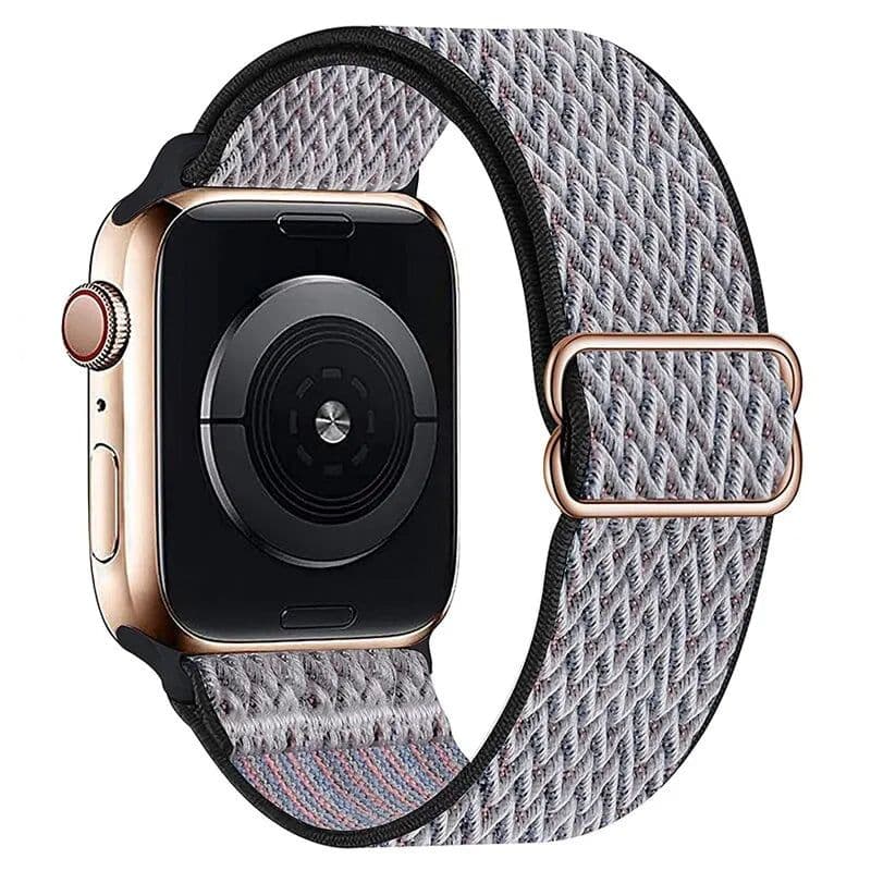 image-NEY Adjustable PRIDE Nylon Strap for Apple Watch 38mm-45mm - Stylish & Comfortable