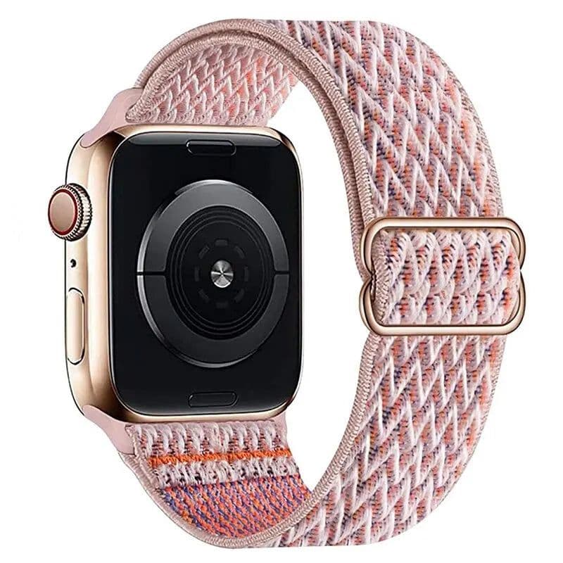 image-NEY Adjustable PRIDE Nylon Strap for Apple Watch 38mm-45mm - Stylish & Comfortable