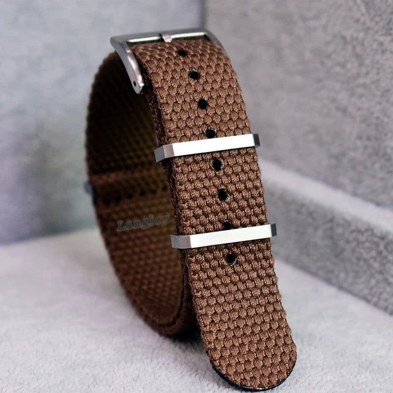 image-Langley Nylon Watchband - Durable, Stylish & Compatible with Smartwatches