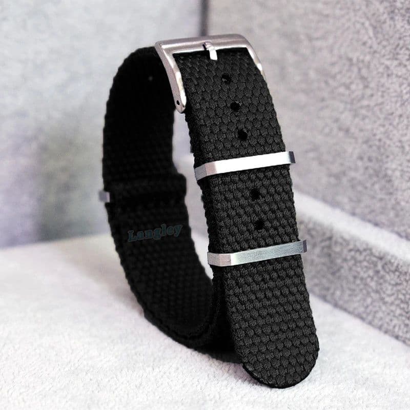 image-Langley Nylon Watchband - Durable, Stylish & Compatible with Smartwatches