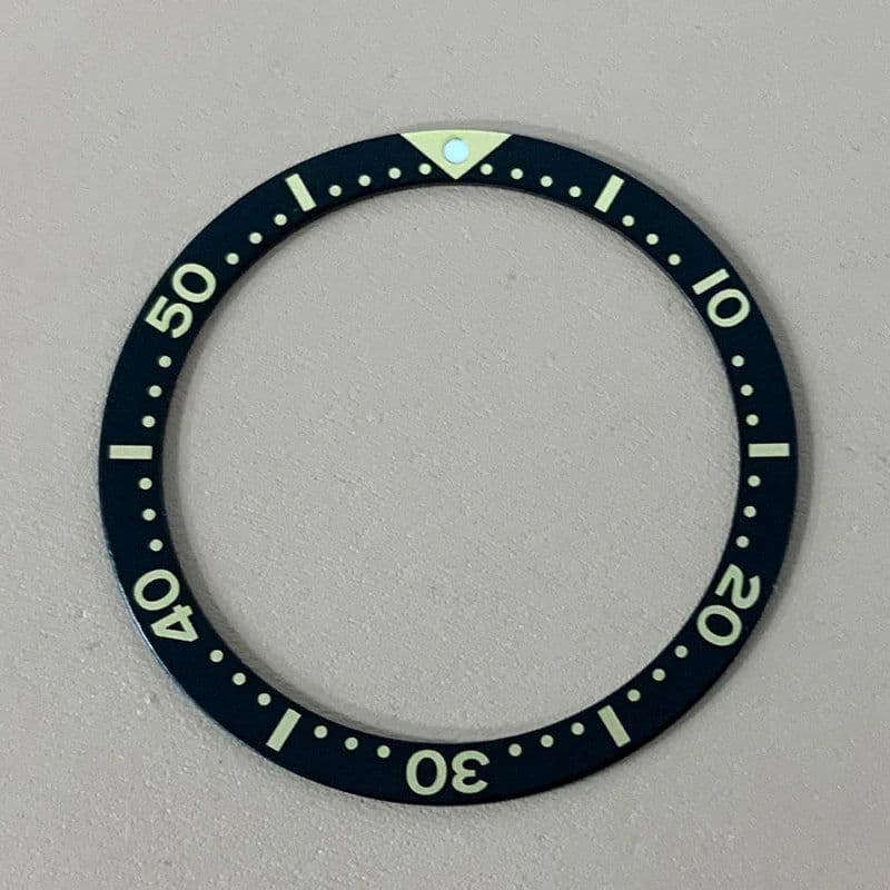image-Premium Aluminium Bezel Insert for Seiko 6105 6309 Turtle Watch Case