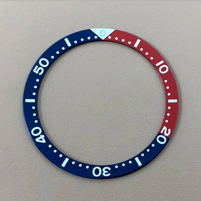 image-Premium Aluminium Bezel Insert for Seiko 6105 6309 Turtle Watch Case