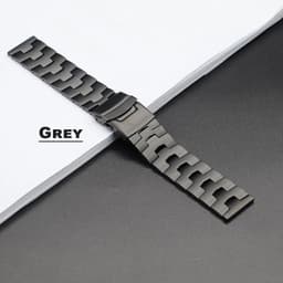 image-Geekthink Stainless Steel Replacement Strap for Samsung Galaxy Watch 4 46mm