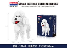 image-3D Dog Mini Blocks Puzzle - Educational Building Toy for Children