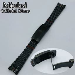 image-miuksi Stainless Steel Watchband - 20mm Lug - Durable & Stylish Accessory