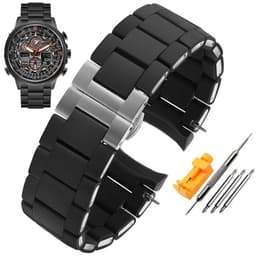 image-Carter Man Durable Rubber Watch Band for Citizen AT8020 & JY8035 22mm/23mm
