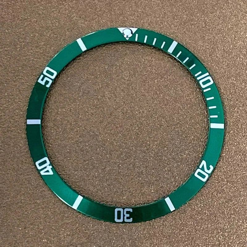 image-Watch Bezel Insert 36.5mm Aluminium for Submariner Diving Case Parts