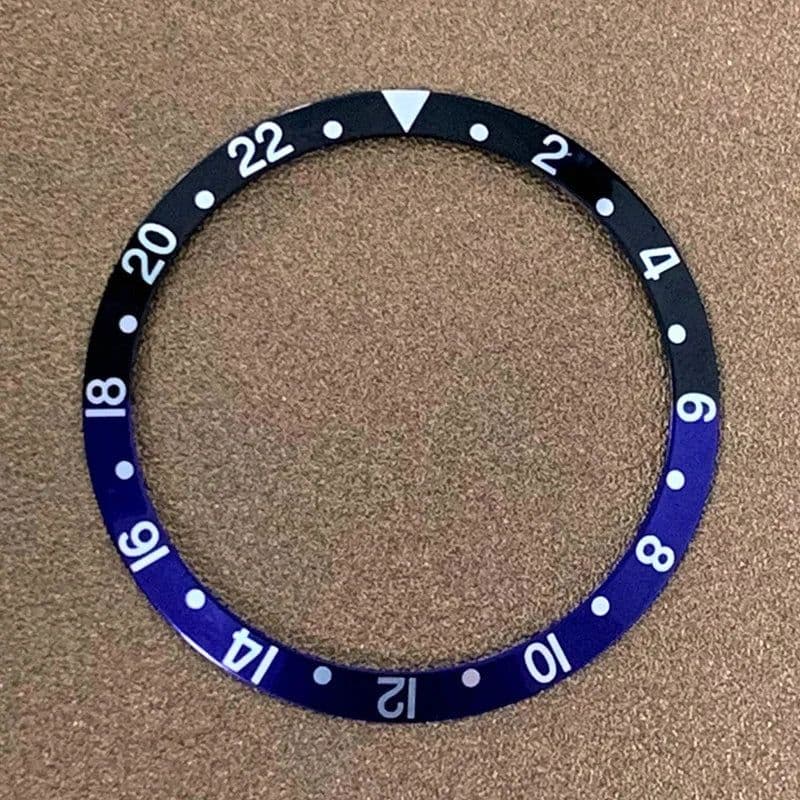 image-Watch Bezel Insert 36.5mm Aluminium for Submariner Diving Case Parts
