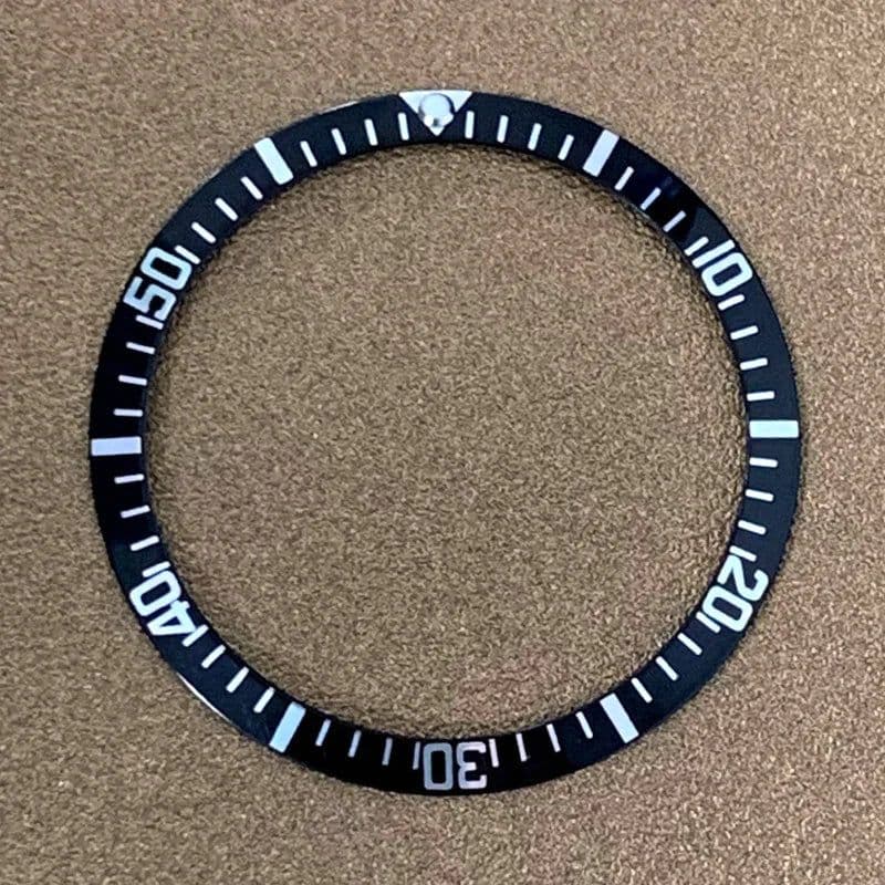 image-Watch Bezel Insert 36.5mm Aluminium for Submariner Diving Case Parts