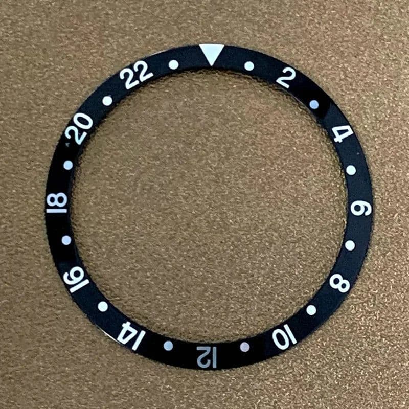 image-Watch Bezel Insert 36.5mm Aluminium for Submariner Diving Case Parts