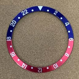 image-Watch Bezel Insert 36.5mm Aluminium for Submariner Diving Case Parts