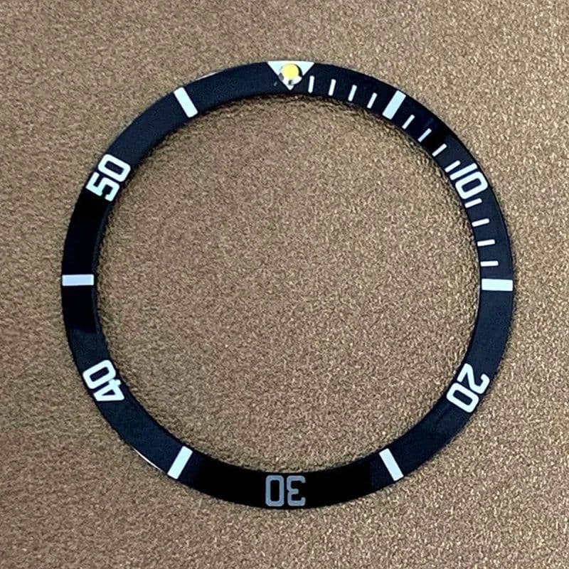 image-Watch Bezel Insert 36.5mm Aluminium for Submariner Diving Case Parts