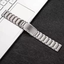 image-Geekthink Stainless Steel Replacement Strap for Samsung Galaxy Watch 4 46mm