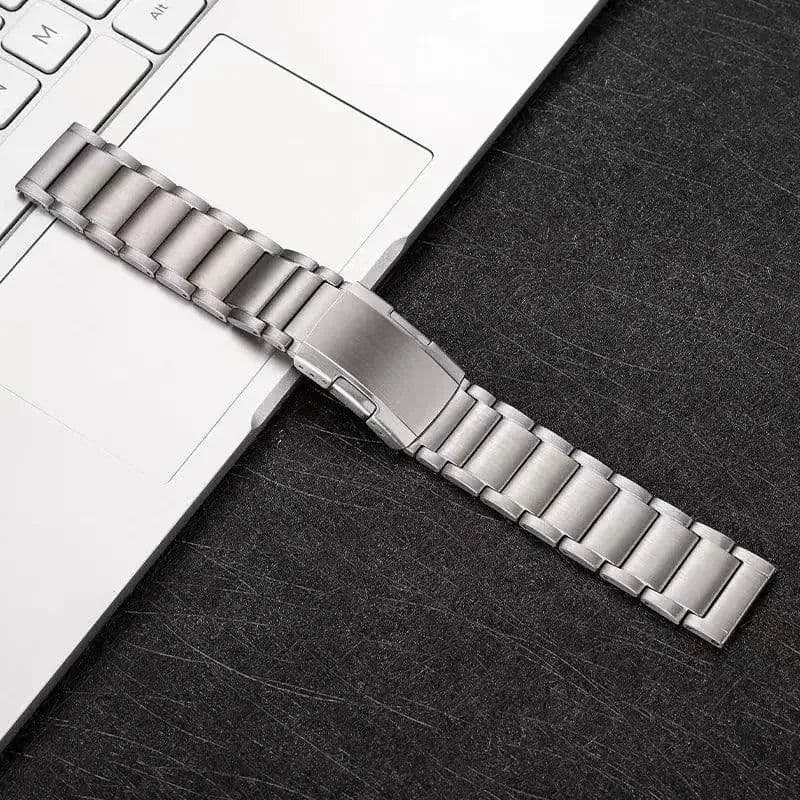 image-Geekthink Stainless Steel Replacement Strap for Samsung Galaxy Watch 4 46mm