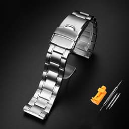 image-High-Quality Stainless Steel Watchband - Customizable Comfort
