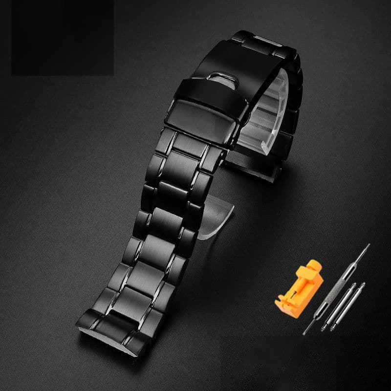 image-High-Quality Stainless Steel Watchband - Customizable Comfort