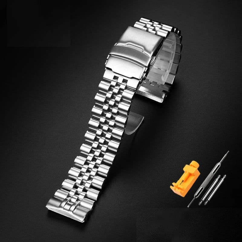 image-High-Quality Stainless Steel Watchband - Customizable Comfort