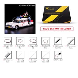 image-Vonado LED Lighting Set for Ghostbusters Ecto-1 Model 10274 - DIY Kit