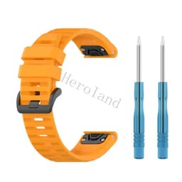 image-Hero Iand 26mm Silicone Quick Release Watch Strap for Garmin Fenix Series