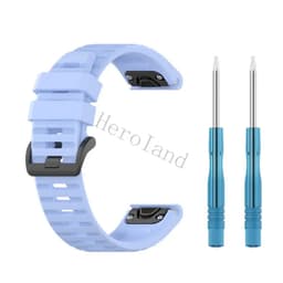 image-Hero Iand 26mm Silicone Quick Release Watch Strap for Garmin Fenix Series