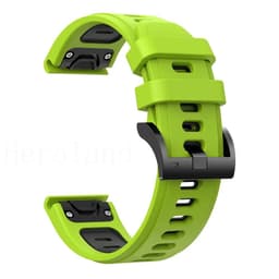 image-Hero Iand 26mm Silicone Quick Release Watch Strap for Garmin Fenix Series