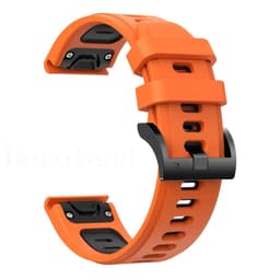 image-Hero Iand 26mm Silicone Quick Release Watch Strap for Garmin Fenix Series