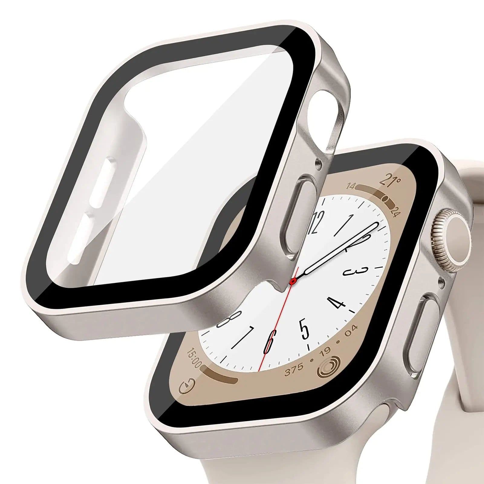 image-Lerxiuer Waterproof TPU Bumper Case & Screen Protector for Apple Watch