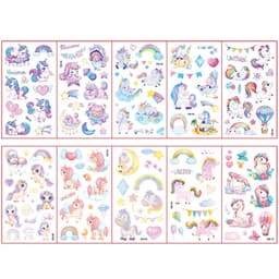 image-Monssjay Children's Tattoo Stickers - Fun Designs for Creative Play