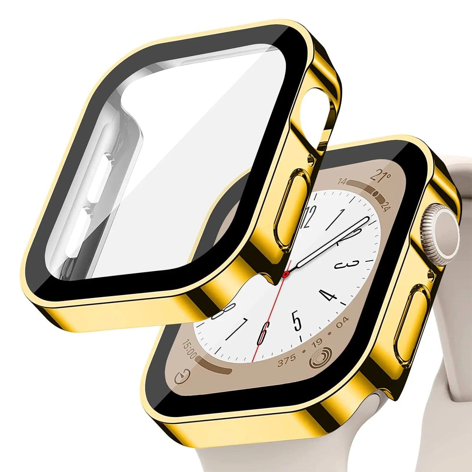 image-Lerxiuer Waterproof TPU Bumper Case & Screen Protector for Apple Watch