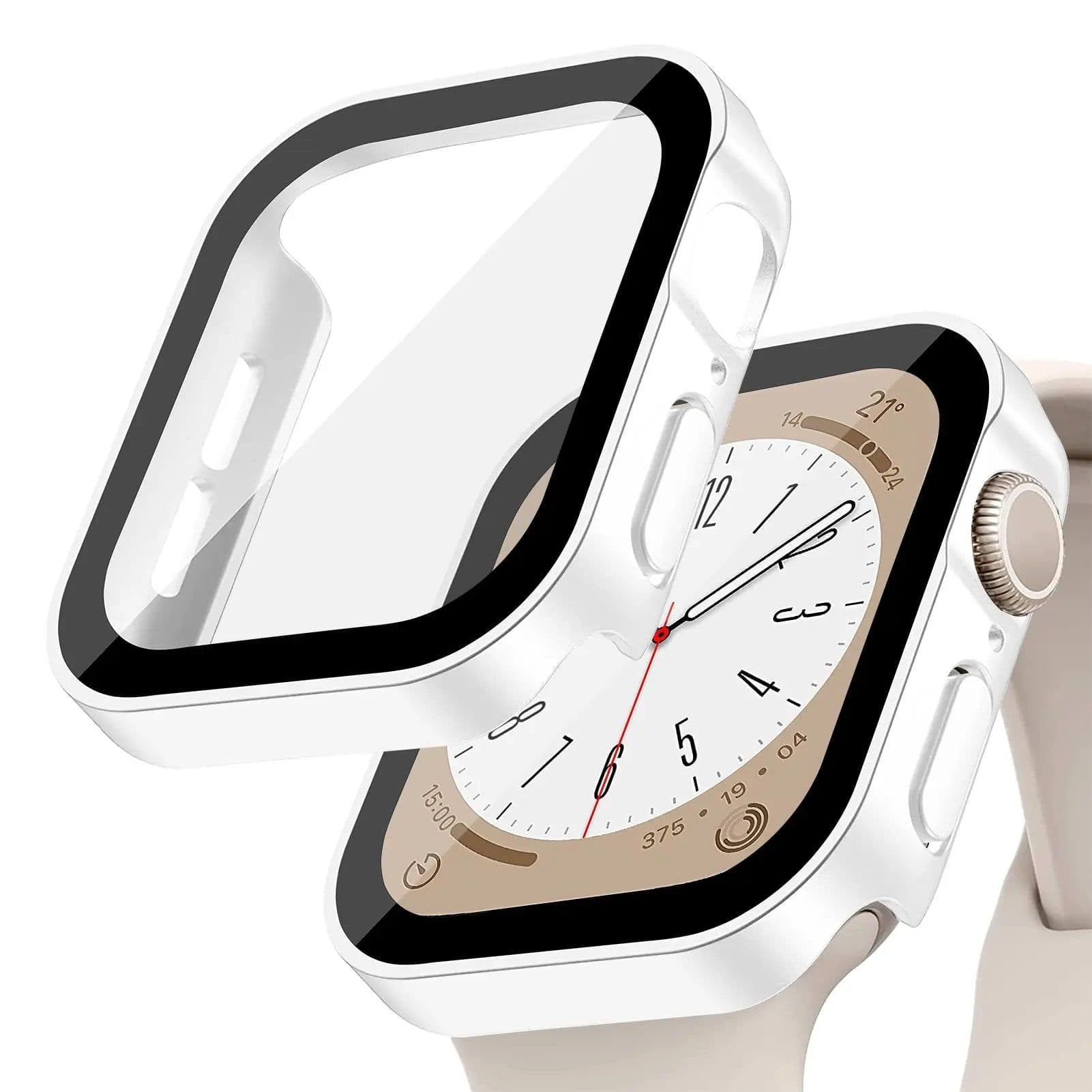image-Lerxiuer Waterproof TPU Bumper Case & Screen Protector for Apple Watch