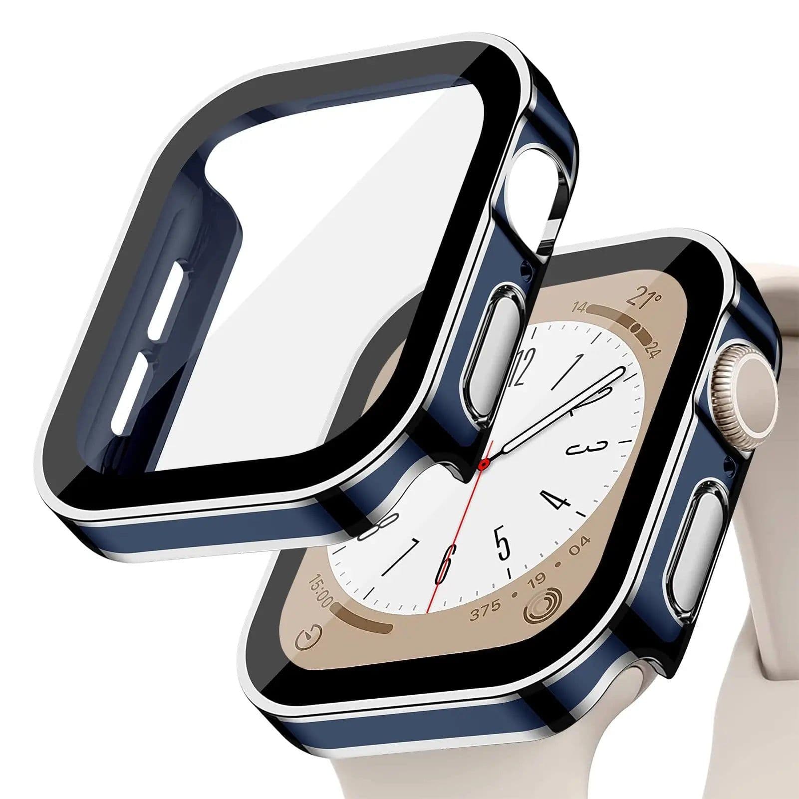 image-Lerxiuer Waterproof TPU Bumper Case & Screen Protector for Apple Watch