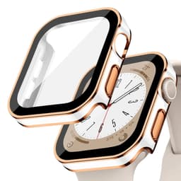image-Lerxiuer Waterproof TPU Bumper Case & Screen Protector for Apple Watch