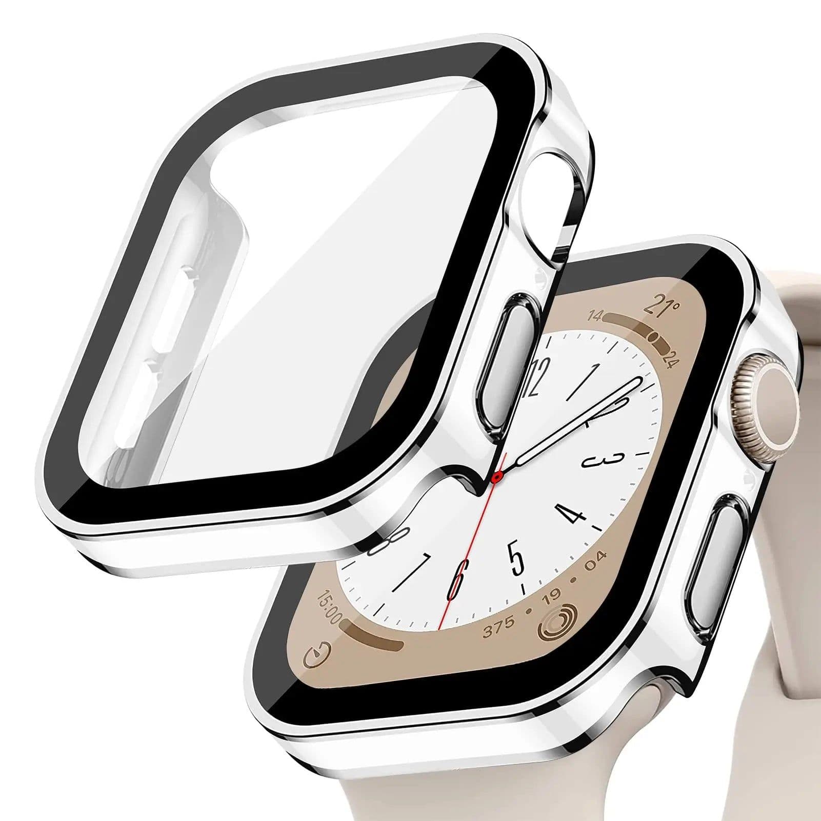 image-Lerxiuer Waterproof TPU Bumper Case & Screen Protector for Apple Watch
