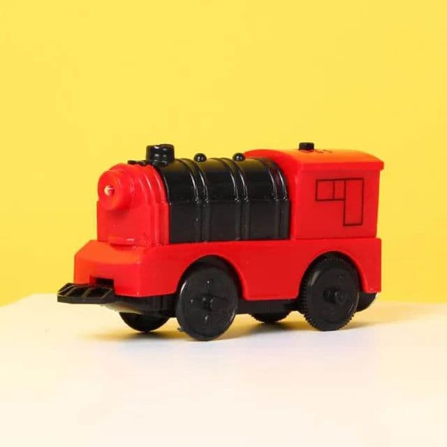 image-RC Electric Train Set with Wooden Tracks - Educational Fun for Kids